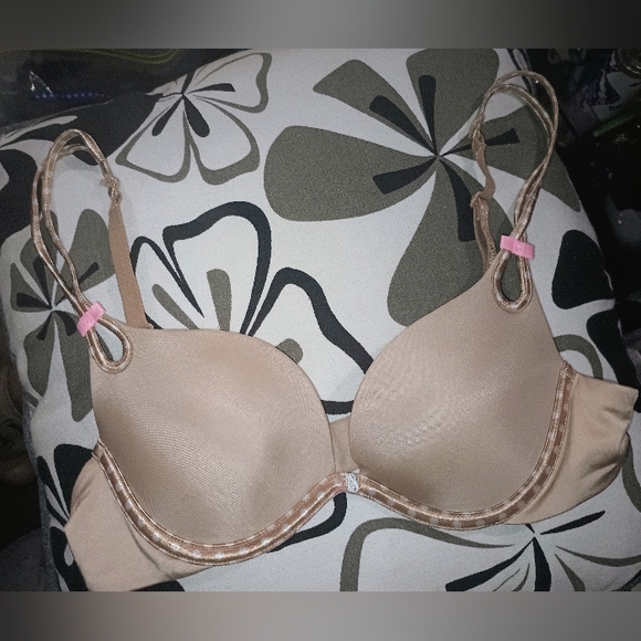 VS Beige Push Up Bra 32A New* - Picture 6 of 10